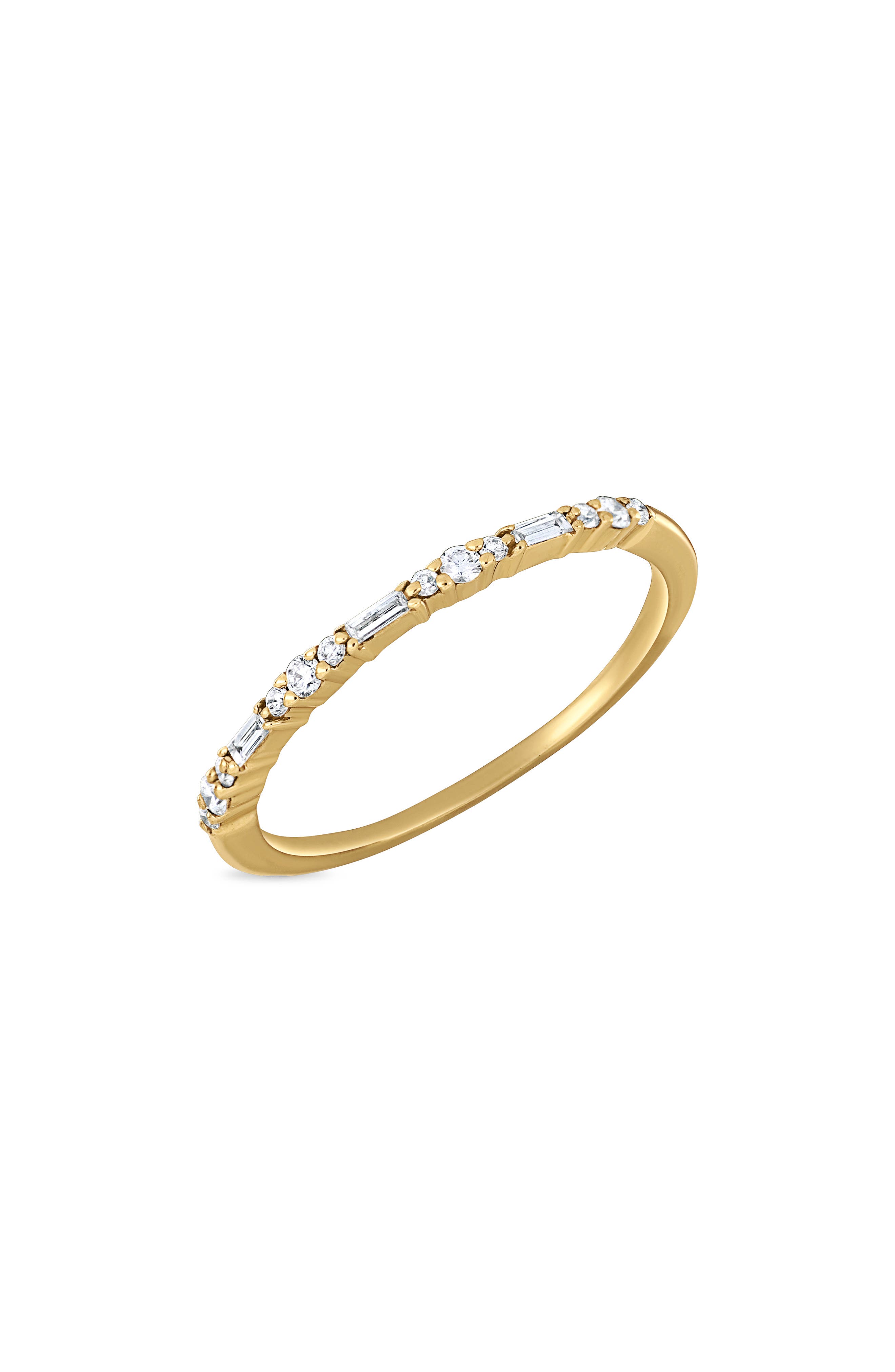 Bony Levy Gatsby 18k Gold Diamond Stack Ring