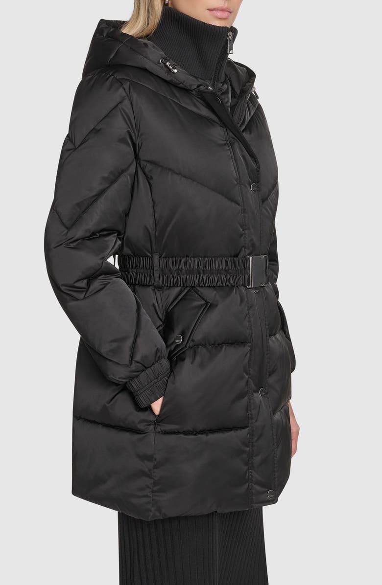 Andrew Marc Mallee Water Resistant Hooded Parka, Alternate, color, Black