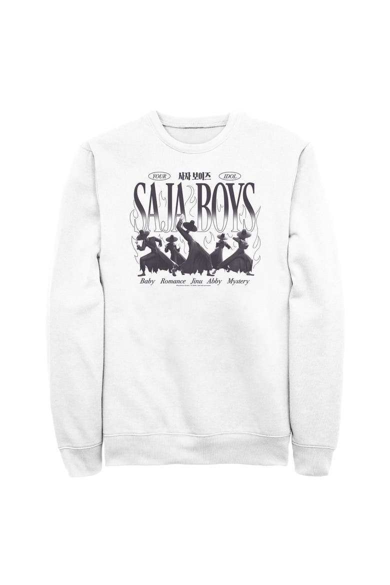 Men's KPop Demon Hunters Your Saja Boys Idols  Sweatshirt, Main, color, White
