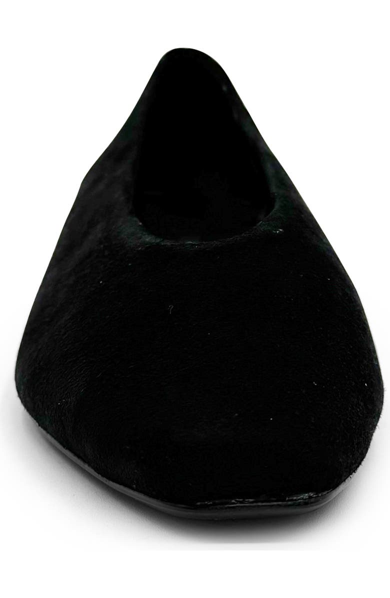 CHELSEA CREW Slick Flat, Alternate, color, Black Suede