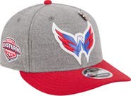 New Era Men's New Era  Gray/Red Washington Capitals Wool Pin Low Profile 9FIFTY Snapback Hat