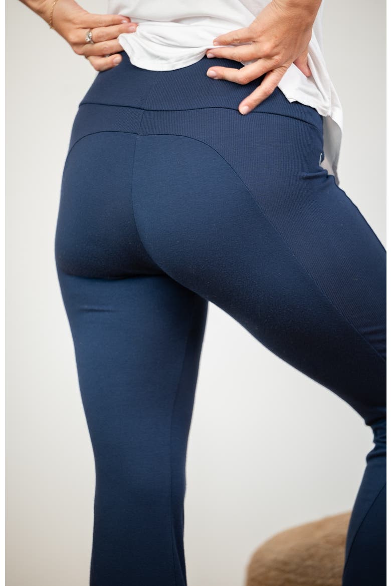 Happy Hour Wide Leg Lounge Pant, Petite, Alternate, color, Navy