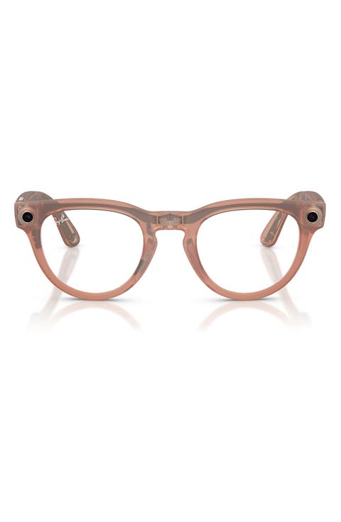 Meta Headliner 50mm Photochromic Round Sunglasses