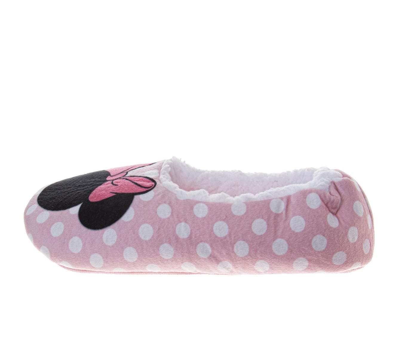 Disney Minnie Mouse Slippers, Alternate, color, Pink