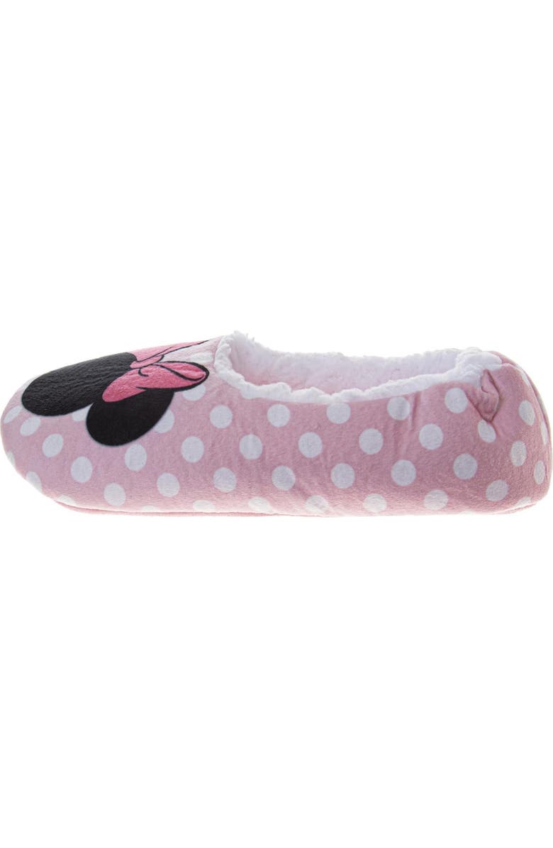 Disney Minnie Mouse Slippers, Alternate, color, Pink