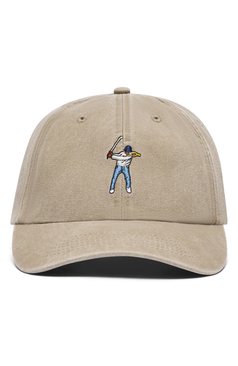Eastside Golf Swingman Stonewash Adjustable Dad Cap, Main, color, Pumice