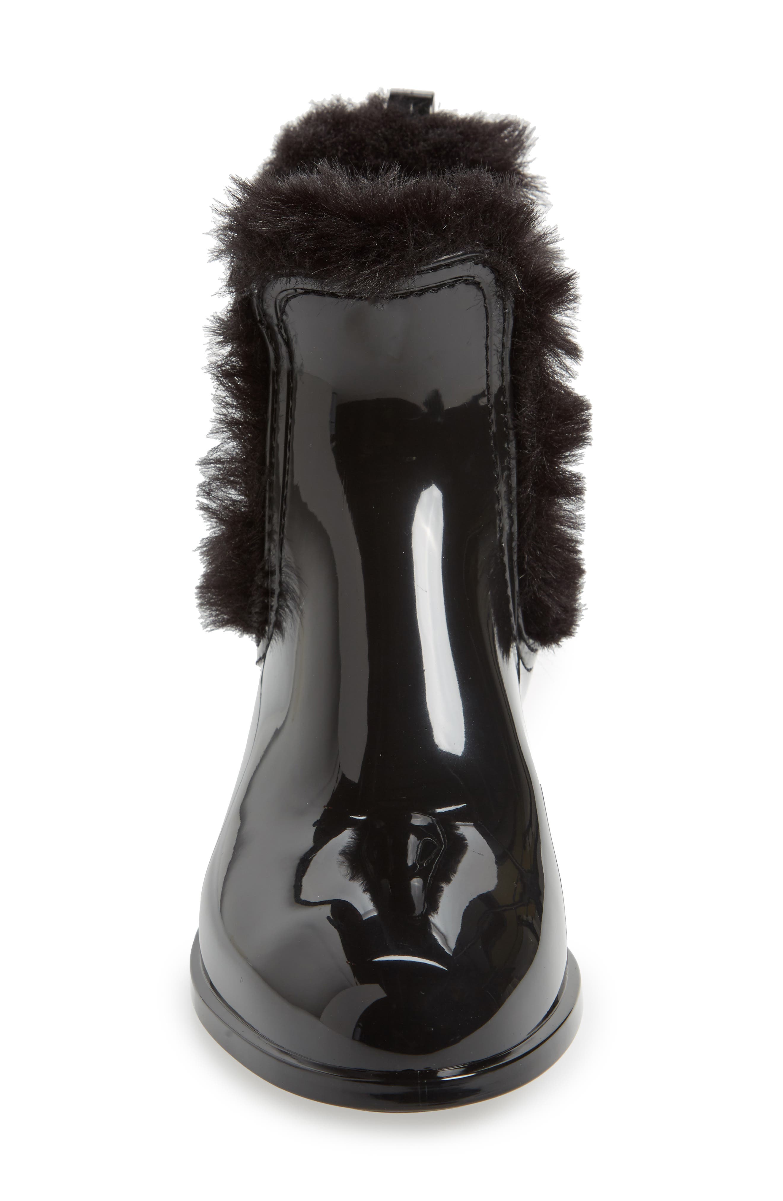 Lemon Jelly Aisha Waterproof Chelsea Boot with Faux Fur Lining, Alternate, color, 