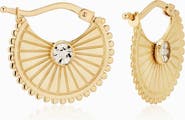 Oradina 14K Gold Stellar Hoops