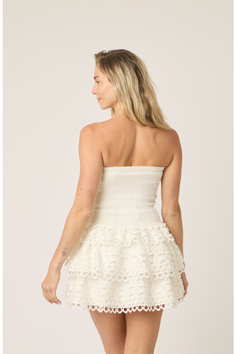 Jessa Trim Dress, Alternate, color, White