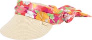 San Diego Hat Ribbon Tie Straw Visor