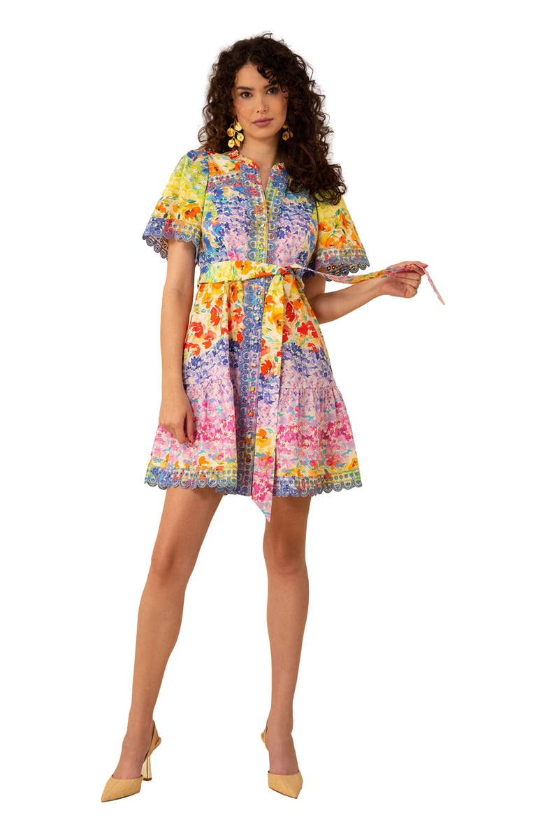 Hale Bob Mariana Poplin Dress, Main, color, 