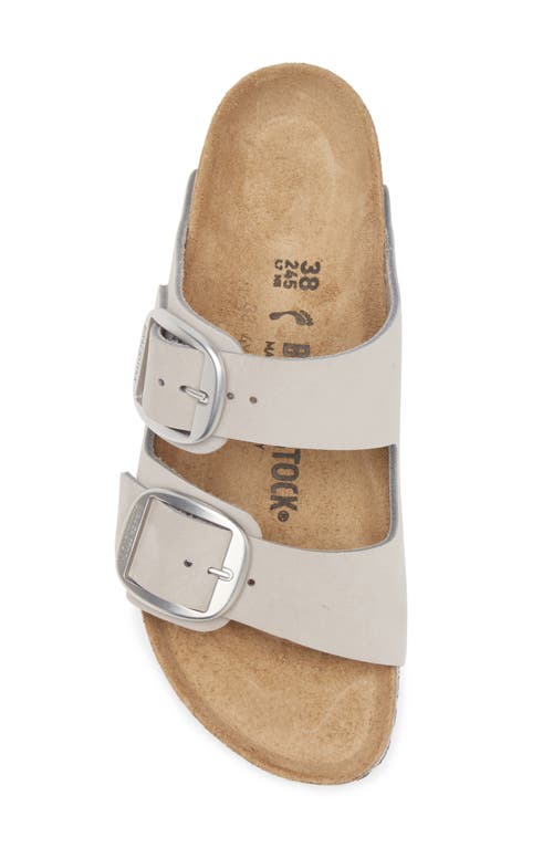 Birkenstock Arizona Big Buckle Slide Sandal In Gray