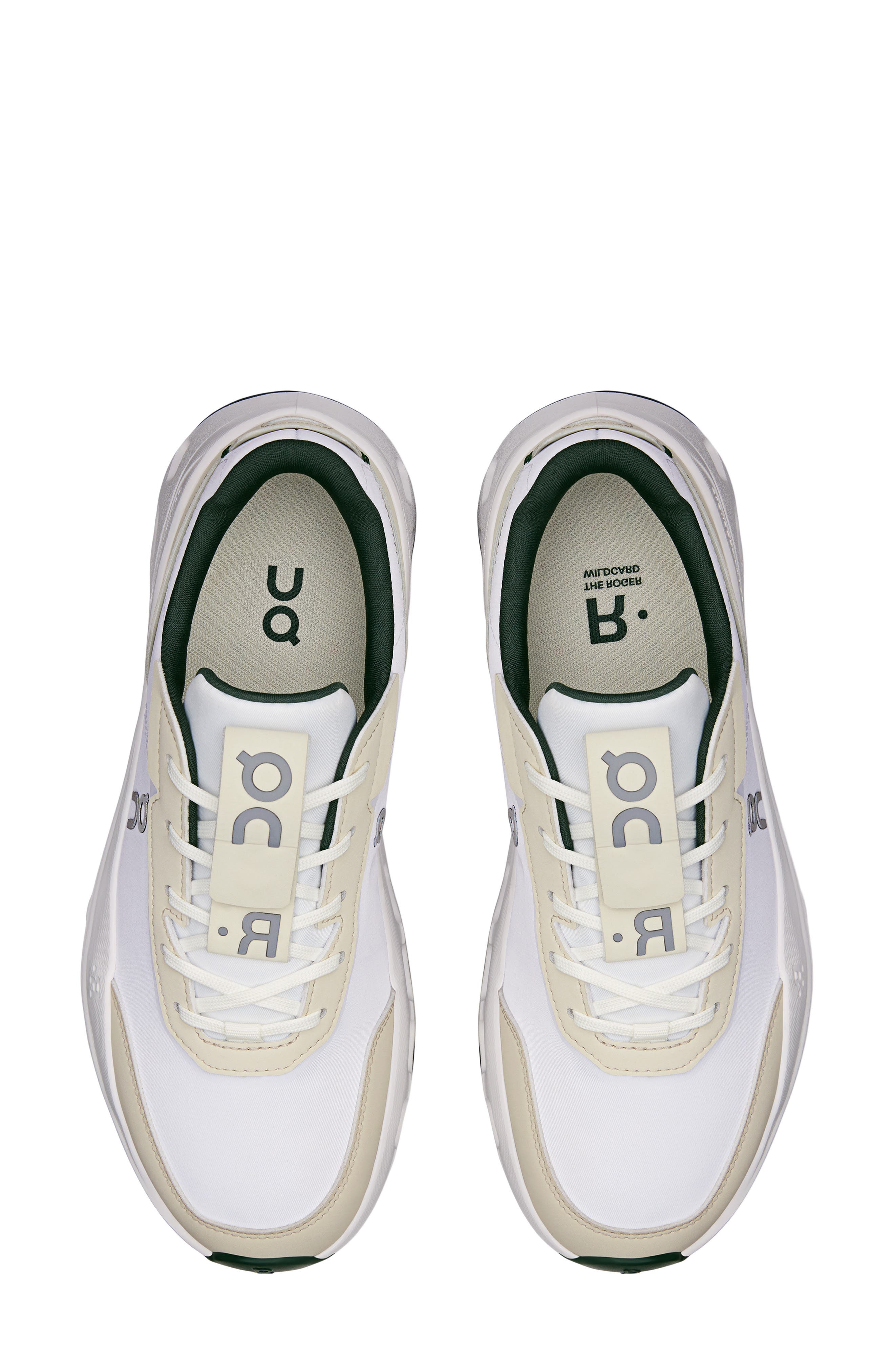 On The Roger Wildcard Sneaker, Alternate, color, Ivory/ Evergreen