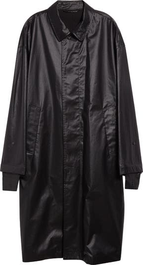 Lemaire Boxy Coated Water Repellent Rain Coat | Nordstrom Lemaire Boxy Coated Water Repellent Rain Coat | Nordstrom