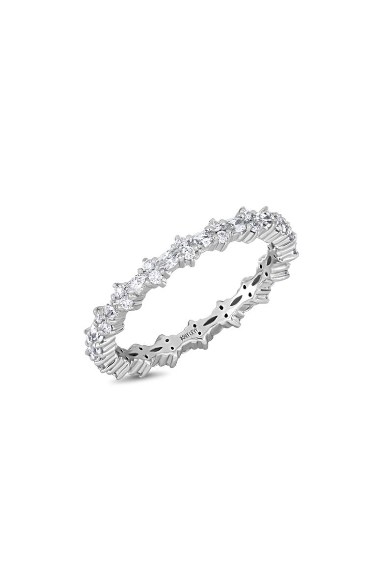 Bony Levy Florentine Diamond Eternity Ring, Main, color, 18K White Gold