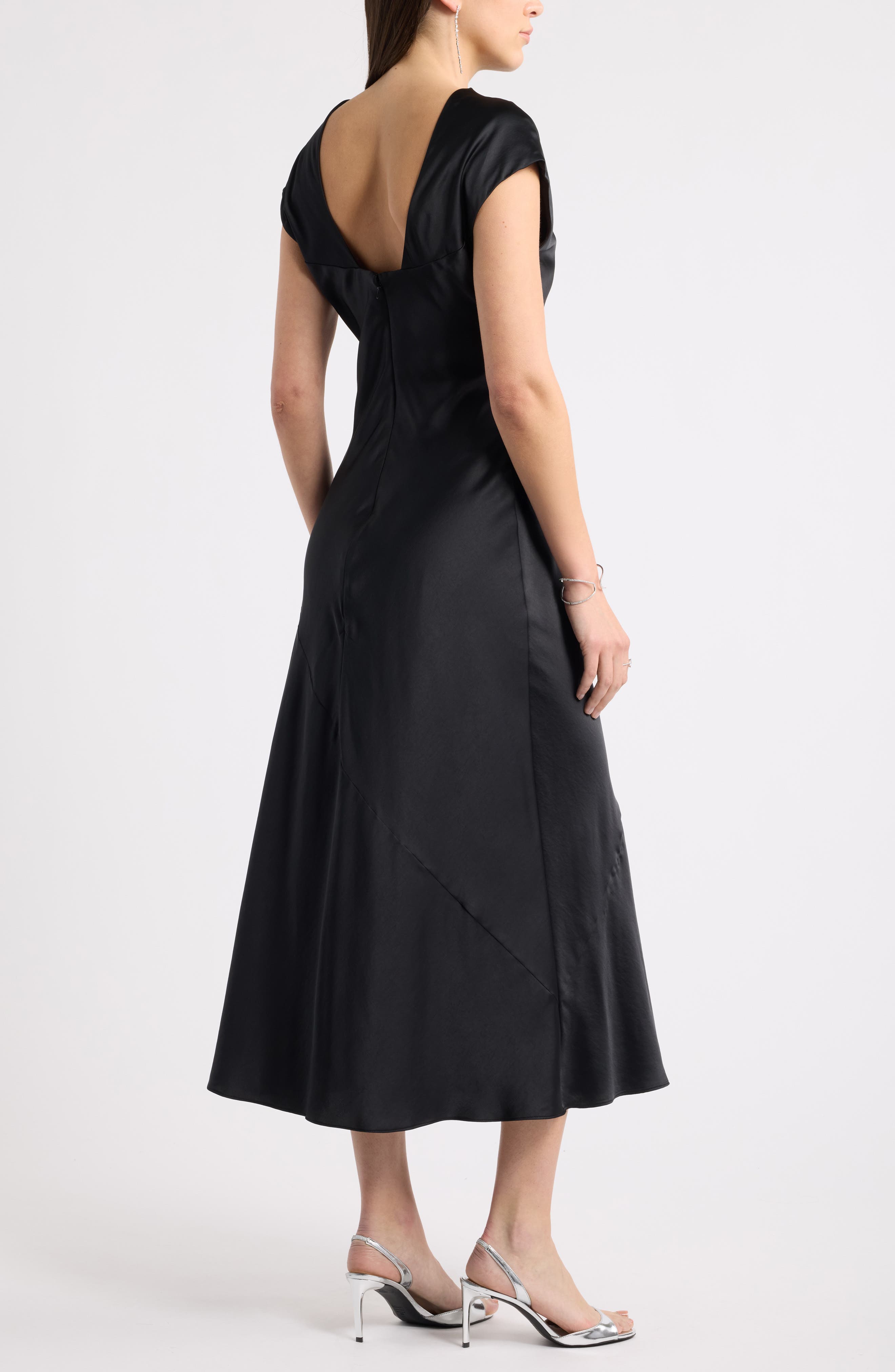 Chelsea28 Cowl Neck Column Midi Dress (Women) | Nordstrom