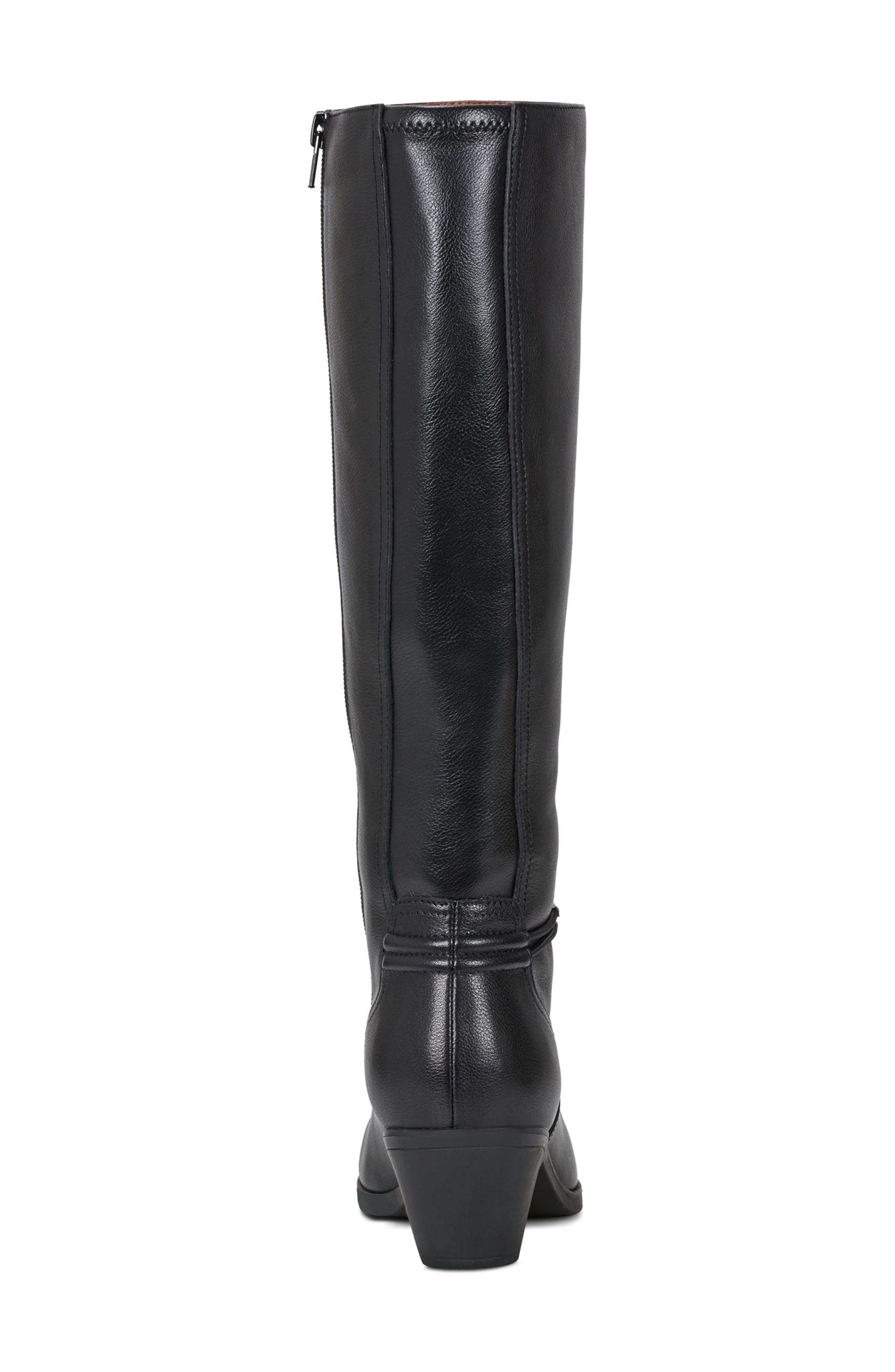 Rockport Cobb Hill Presley Tall Boot, Alternate, color, Black