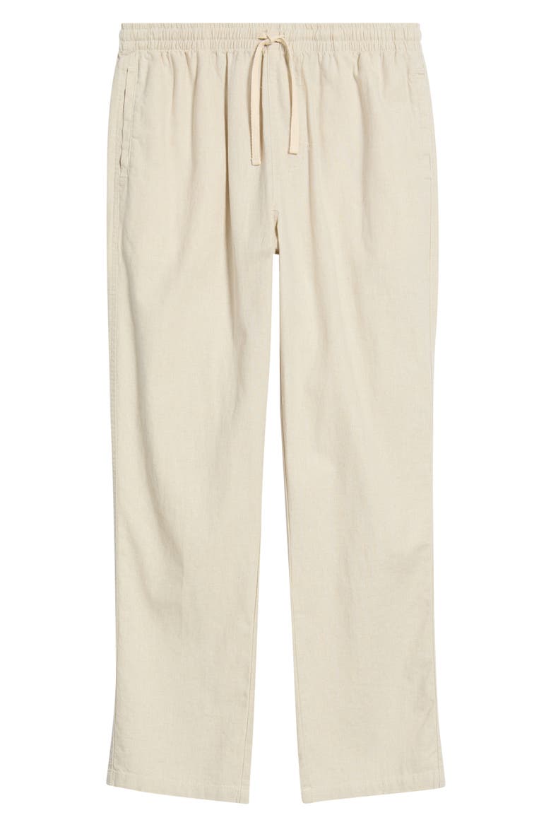Linen Jam Pants, Alternate, color, BONE