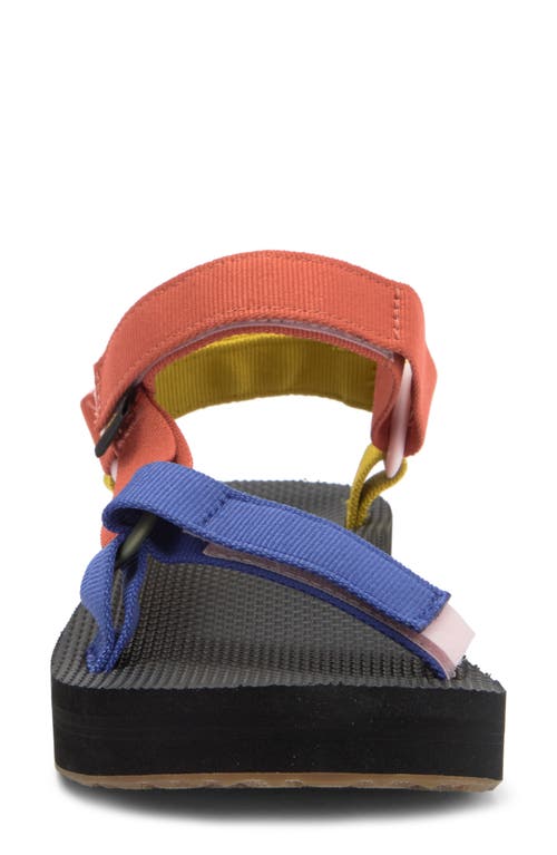 Shop Teva Midform Universal Sandal In Deep Ultramarine Multi