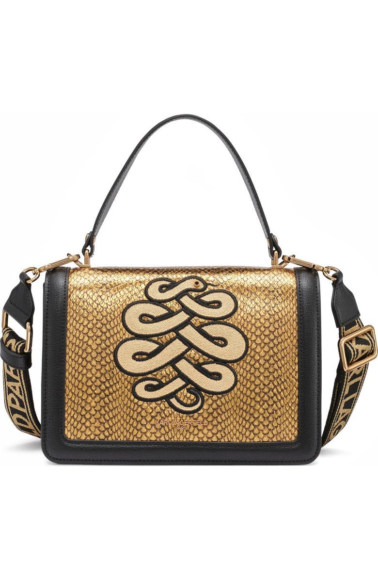 KARL LAGERFELD PARIS Simone Front Flap Crossbody, Main, color,