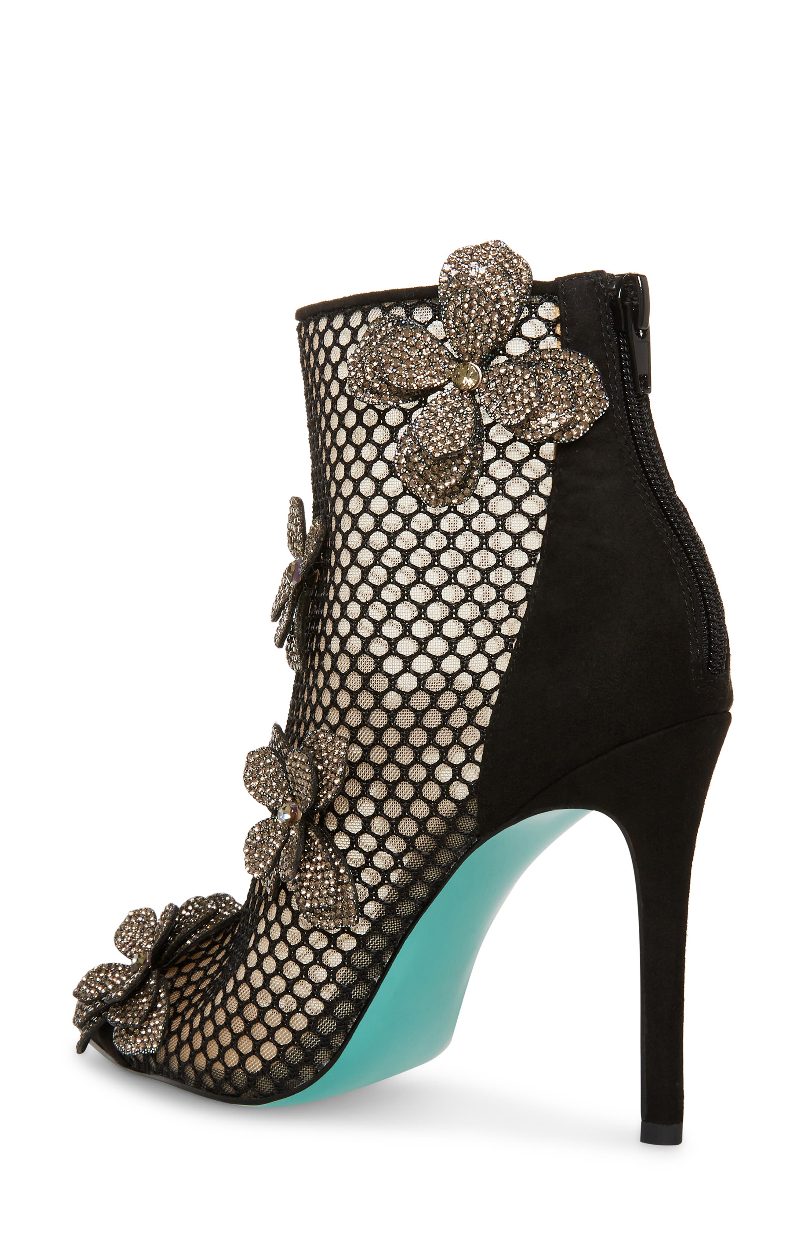 Betsey Johnson Ursa Pointed Toe Bootie, Alternate, color, 