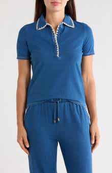 Blanket Stitch Polo