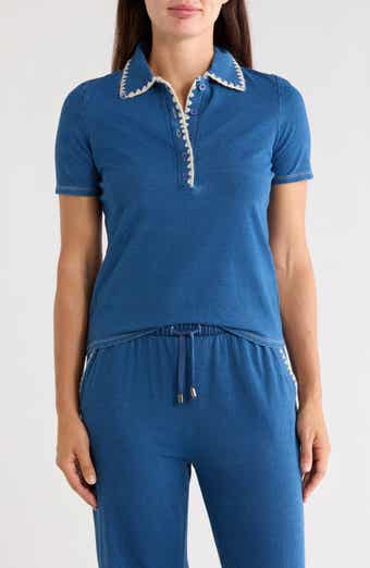 Blanket Stitch Polo