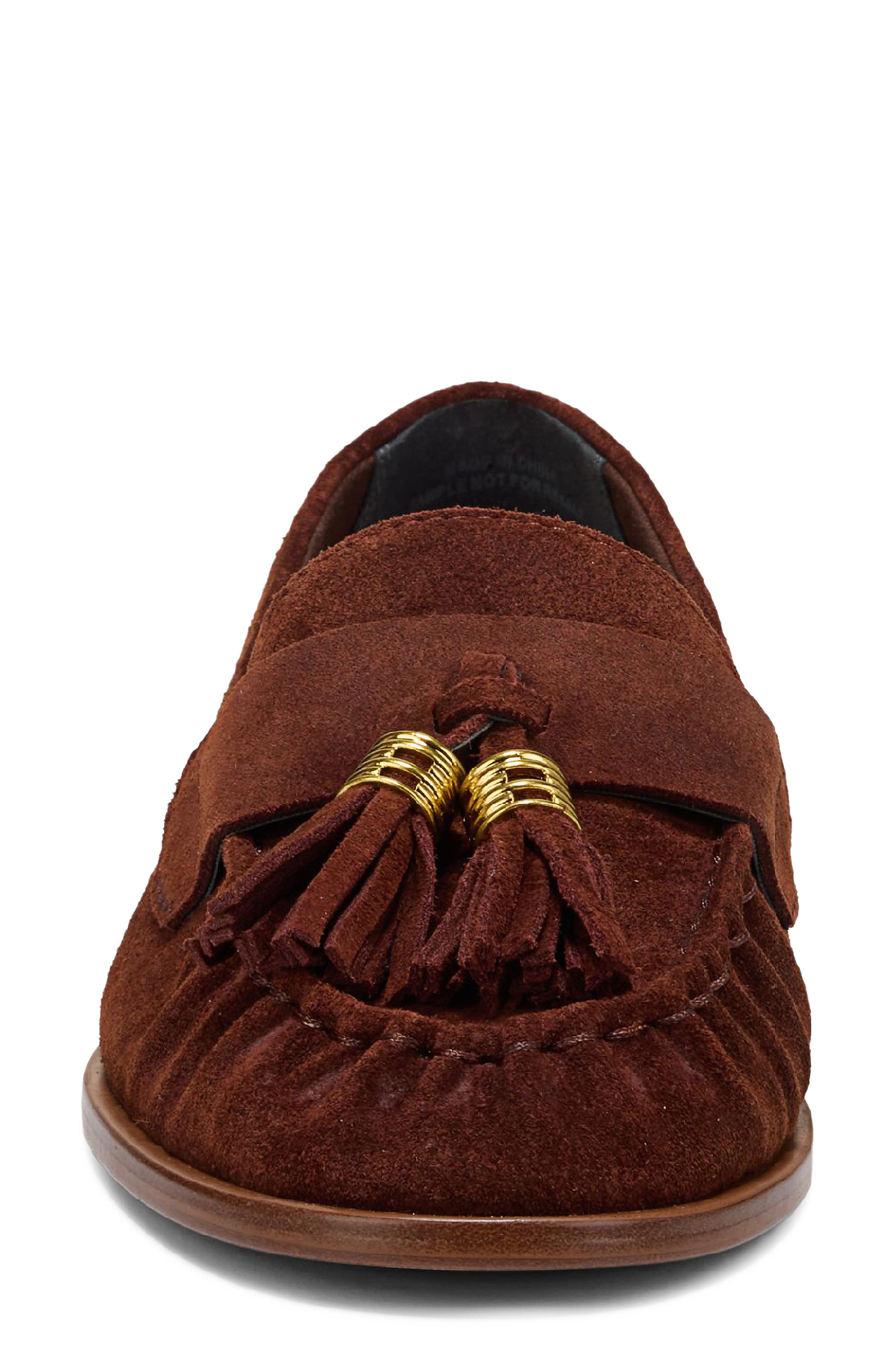 Carita Tassel Loafer, Alternate, color, COFFEE BEAN