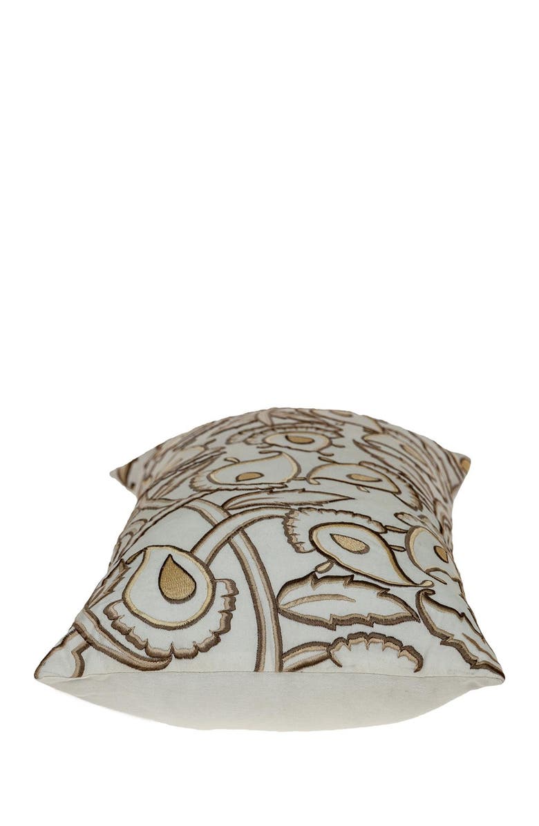 PARKLAND COLLECTION Celeste White Throw Pillow, Alternate, color, White