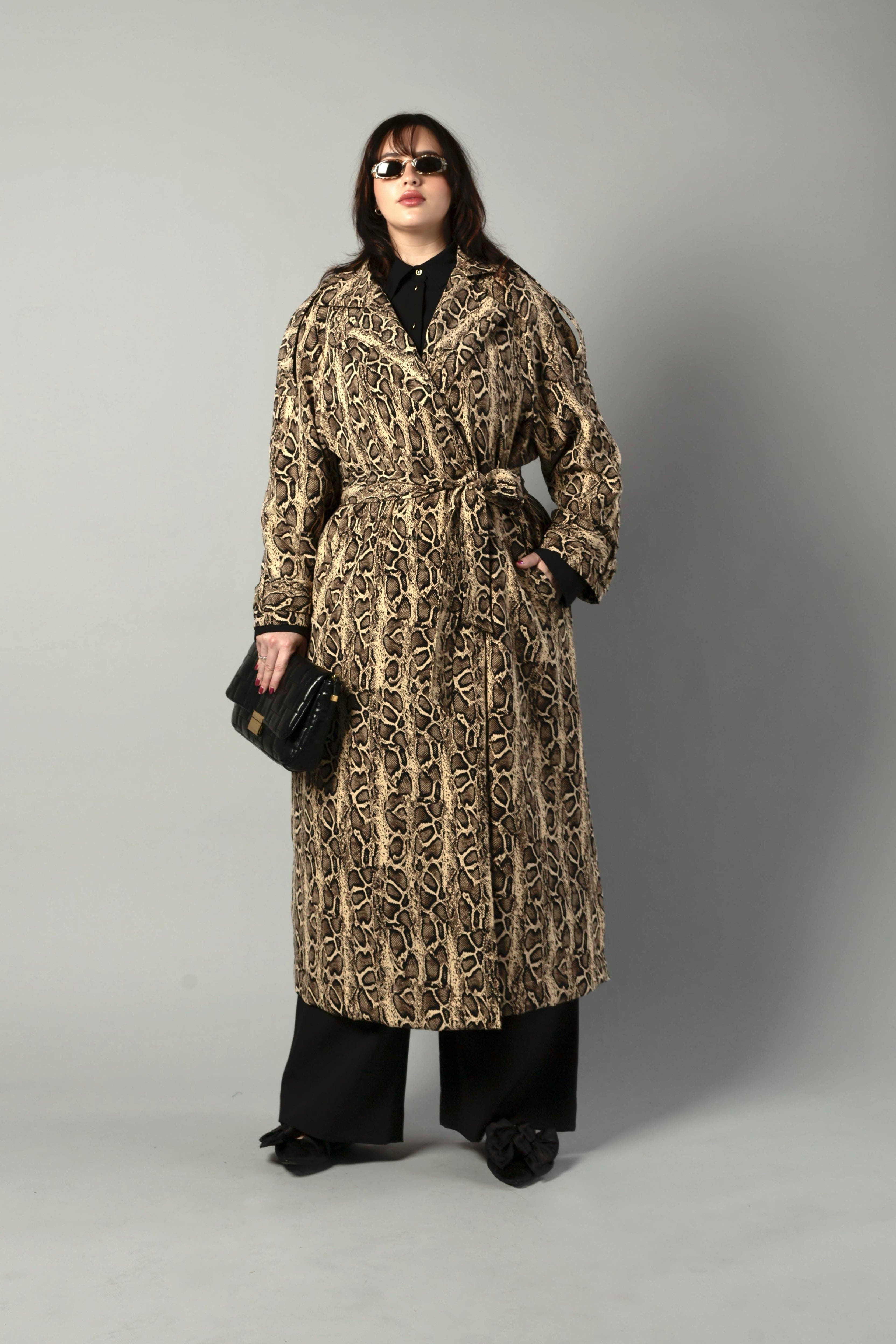 Aria Double Breasted Trench - image 4