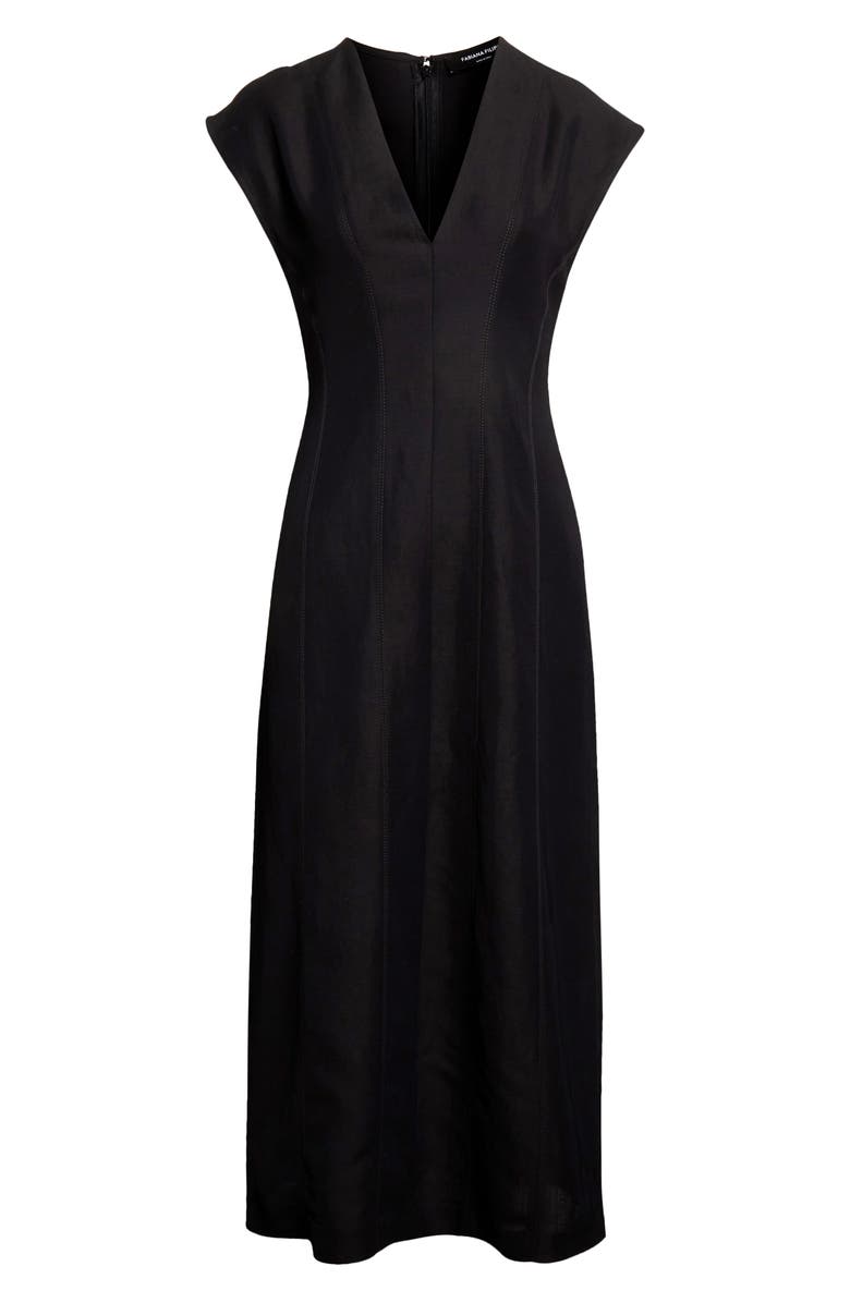 Fabiana Filippi Cap Sleeve Dress, Alternate, color, 