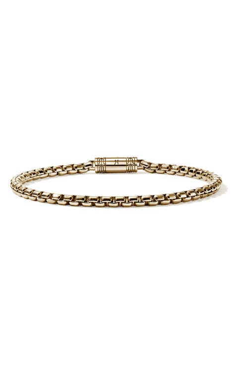 Box Chain Bracelet, 3.7mm