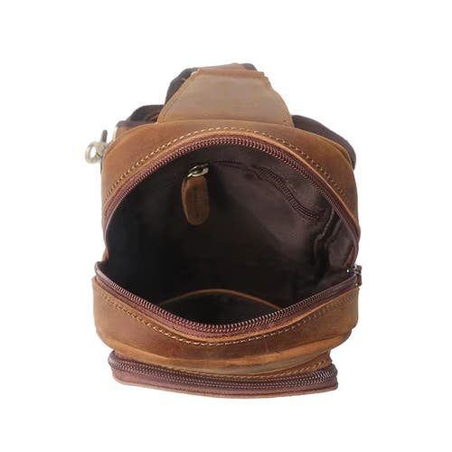 Steel Horse Leather Erling Leather Sling Bag | Crossbody Leather Pack