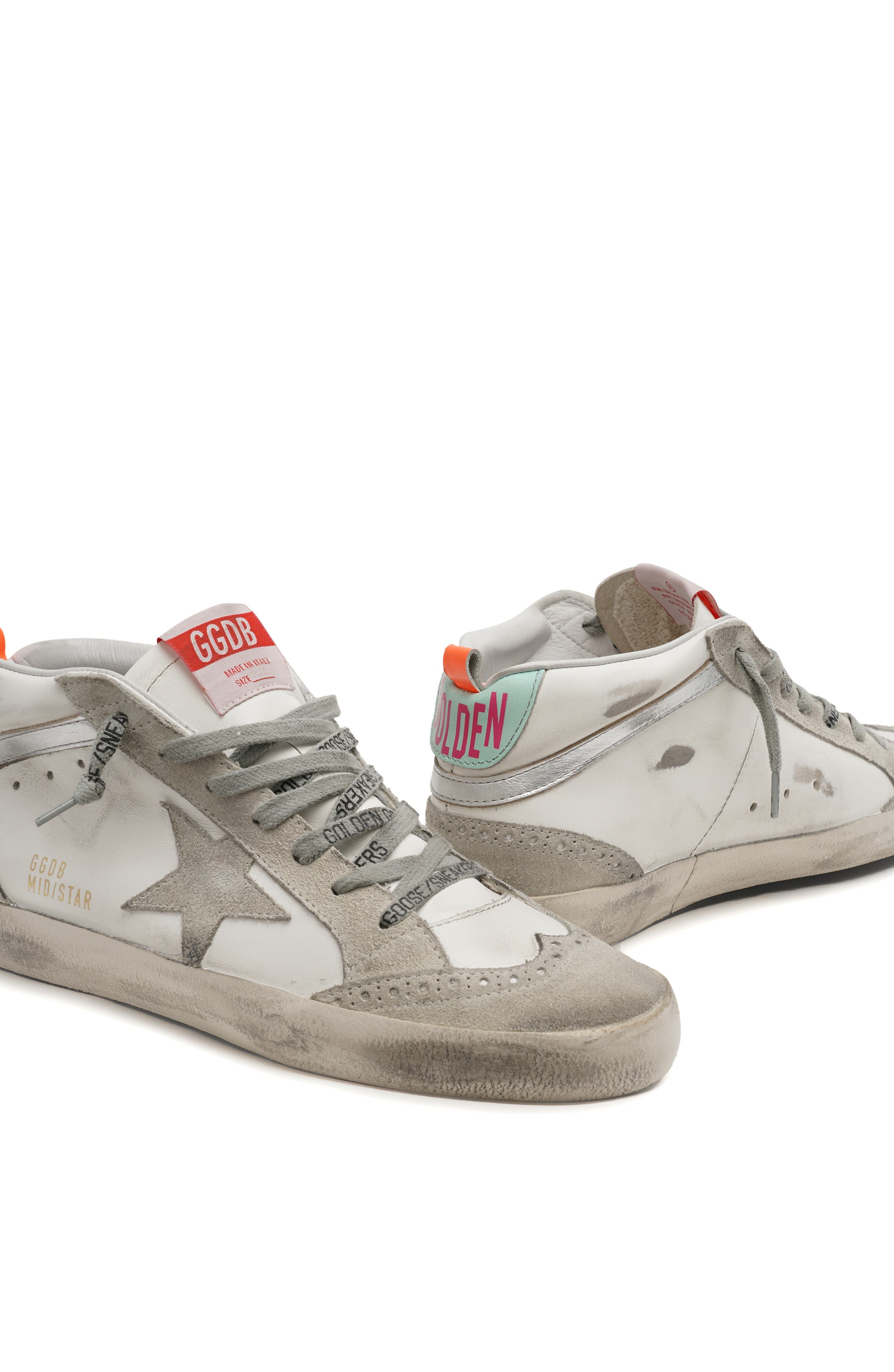 Golden Goose Mid Star Sneaker, Alternate, color, 