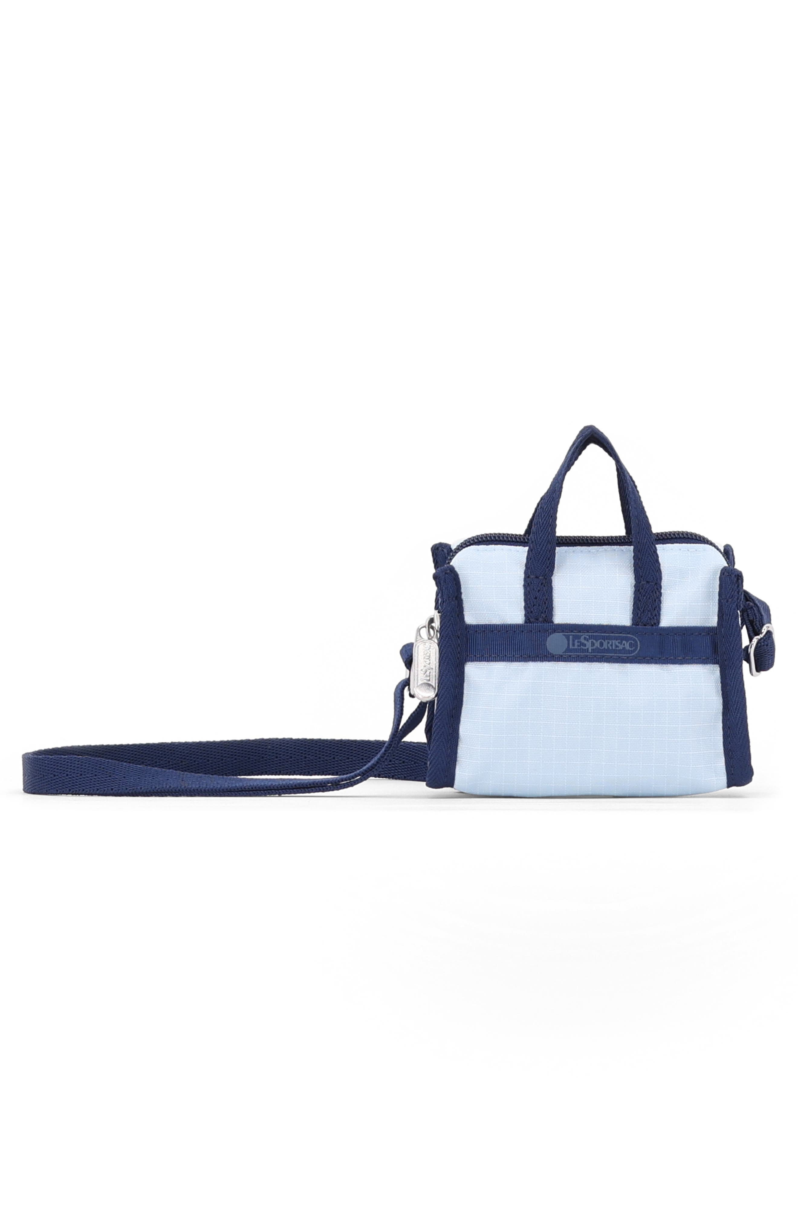 Micro Crossbody Bag, Alternate, color, ICE BLUE/ DEEP NAVY