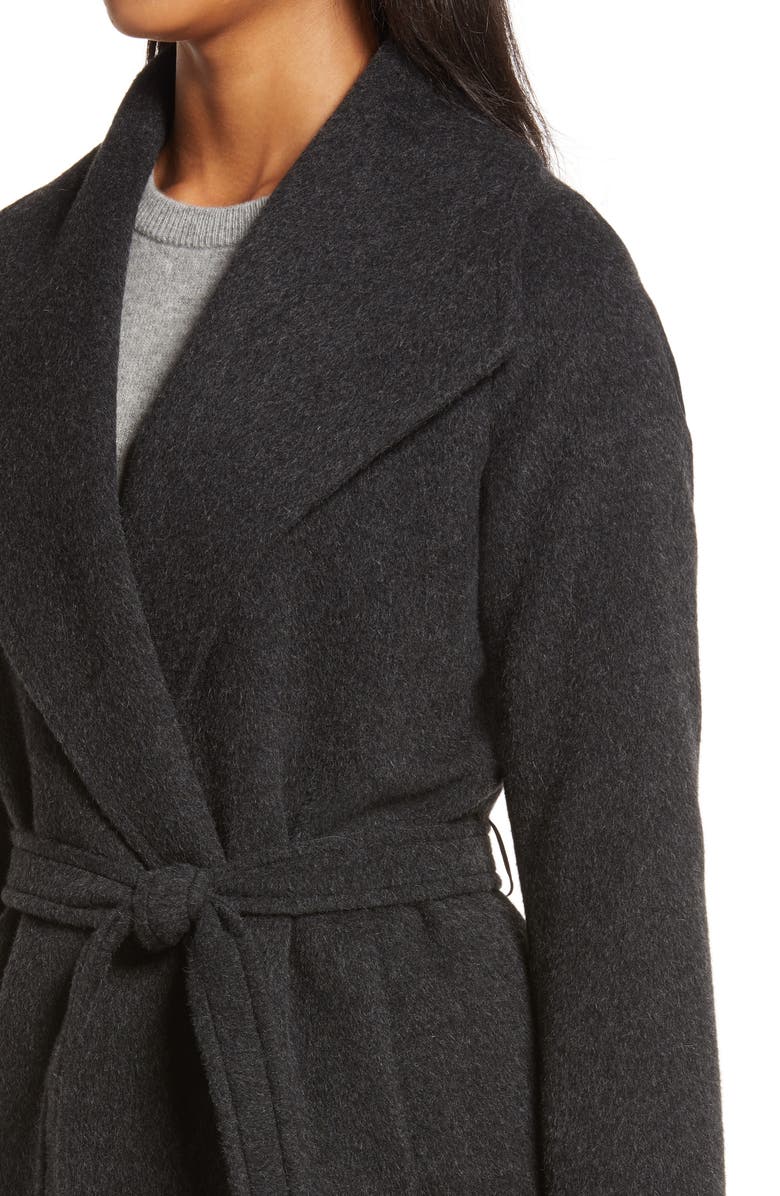 HiSO Alpaca Blend Wrap Coat, Alternate, color, 