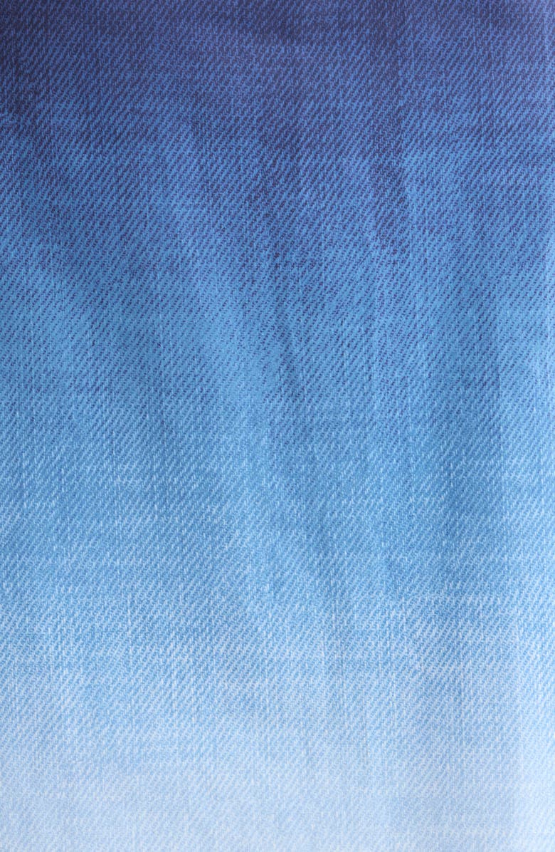 Anne Klein Short Sleeve Shirtdress, Alternate, color, Distant Mountain Multi