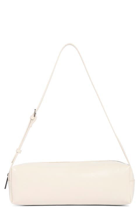 Barrel Water Repellent Shoulder Bag