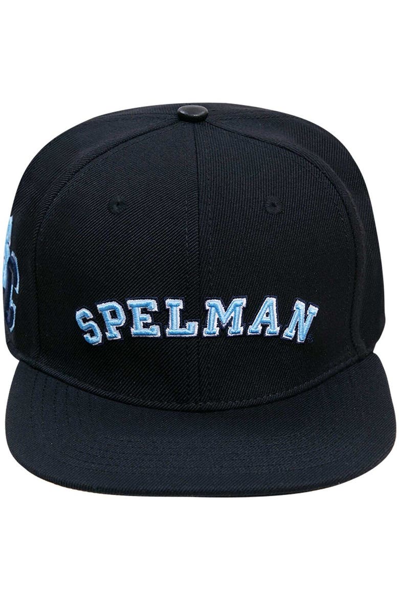 Men's Pro Standard Black Spelman College Jaguars Arch Over Logo Evergreen Snapback Hat, Alternate, color, Black