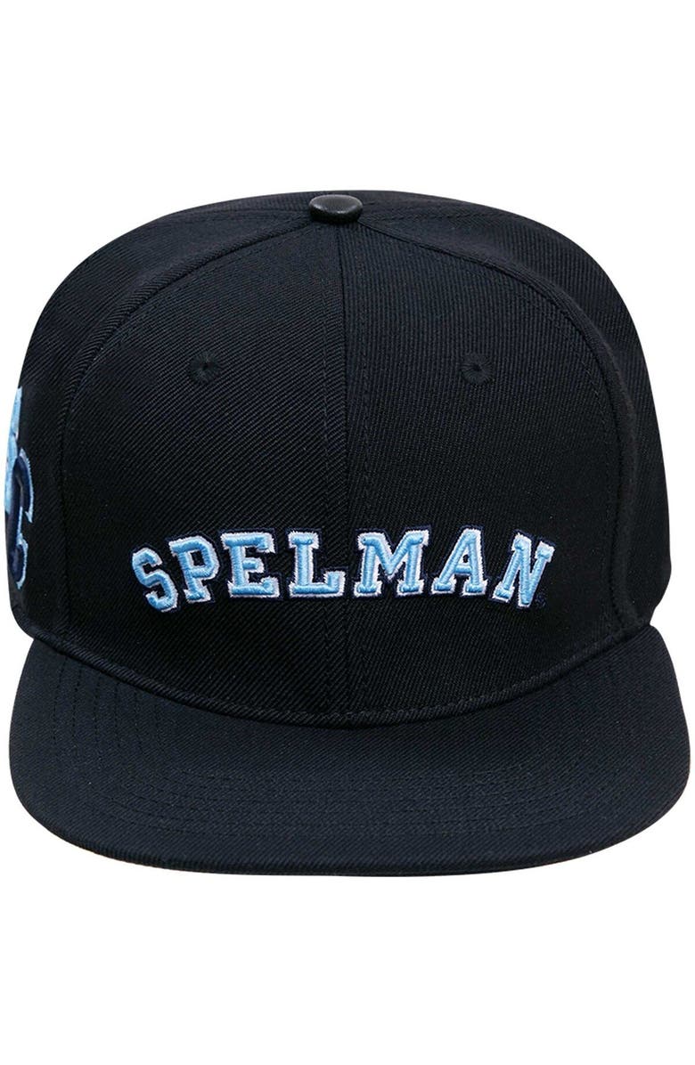 PRO STANDARD Men's Pro Standard Black Spelman College Jaguars Arch Over Logo Evergreen Snapback Hat, Alternate, color, Black