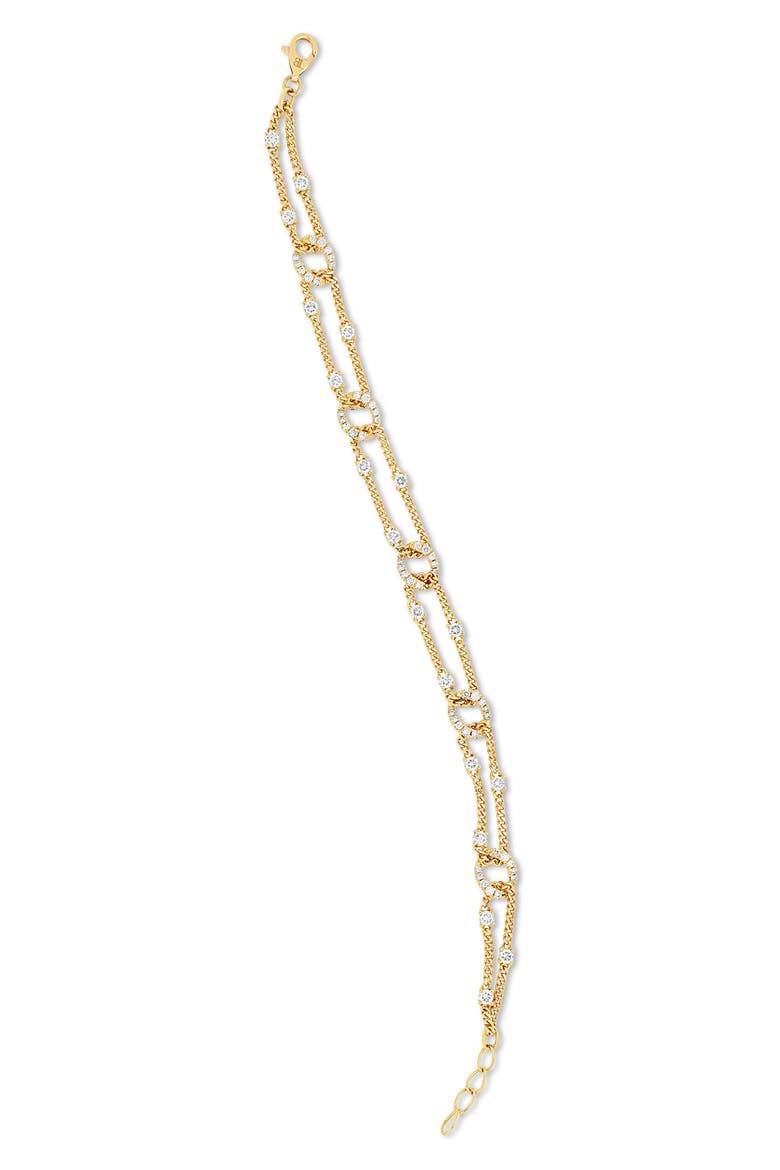 18K Gold Varda Diamond Line Bracelet (Online Trunk Show), Main, color, 18K YELLOW GOLD/ DIAMOND