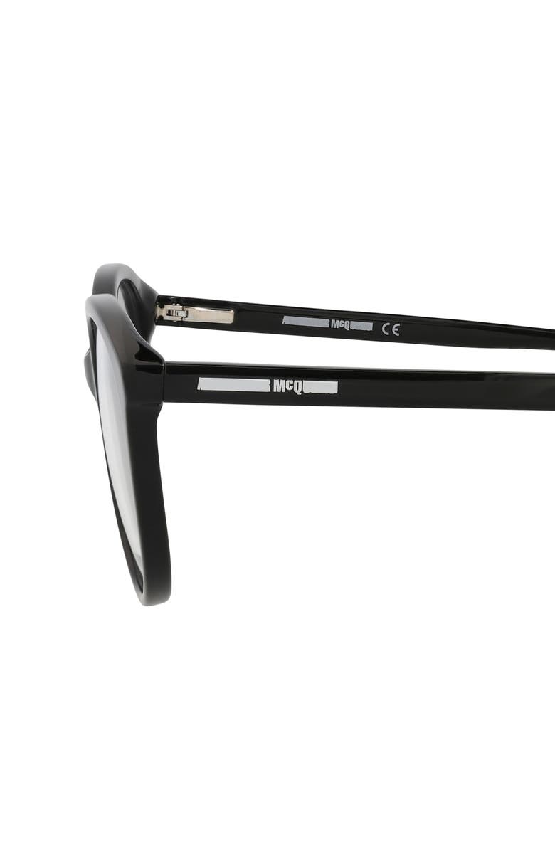 McQueen 53mm Round Optical Glasses, Alternate, color, 