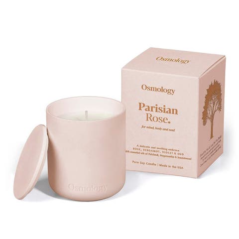 Parisian Rose Scented Candle - Rose Bergamot and Violet