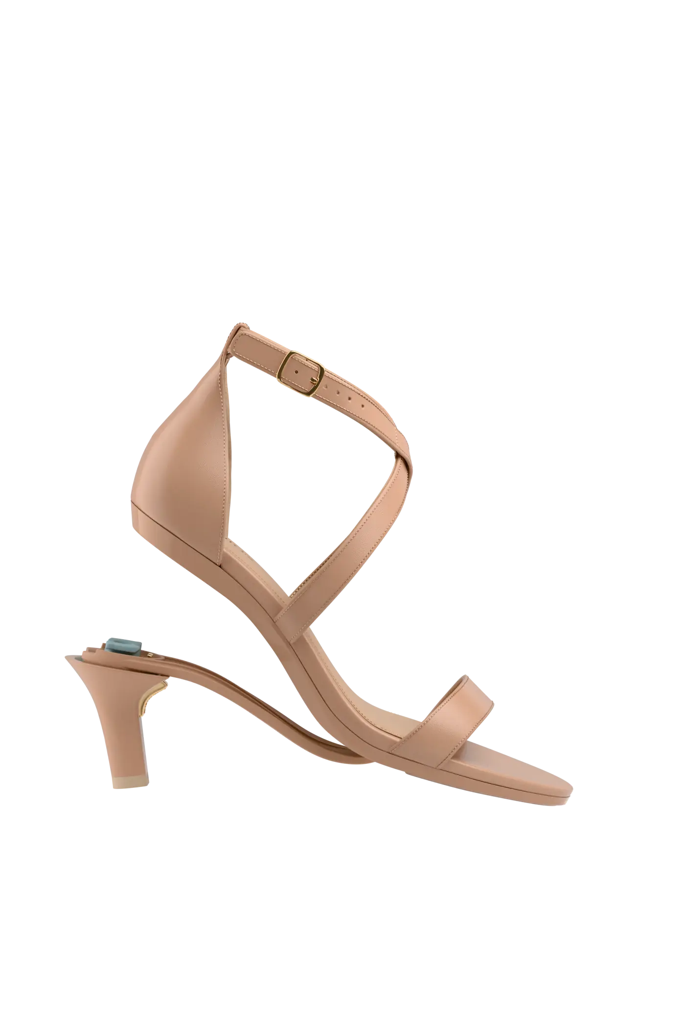 Pashion Footwear The Sandal 3" Stiletto Convertible Heel, Alternate, color, Latte Leather