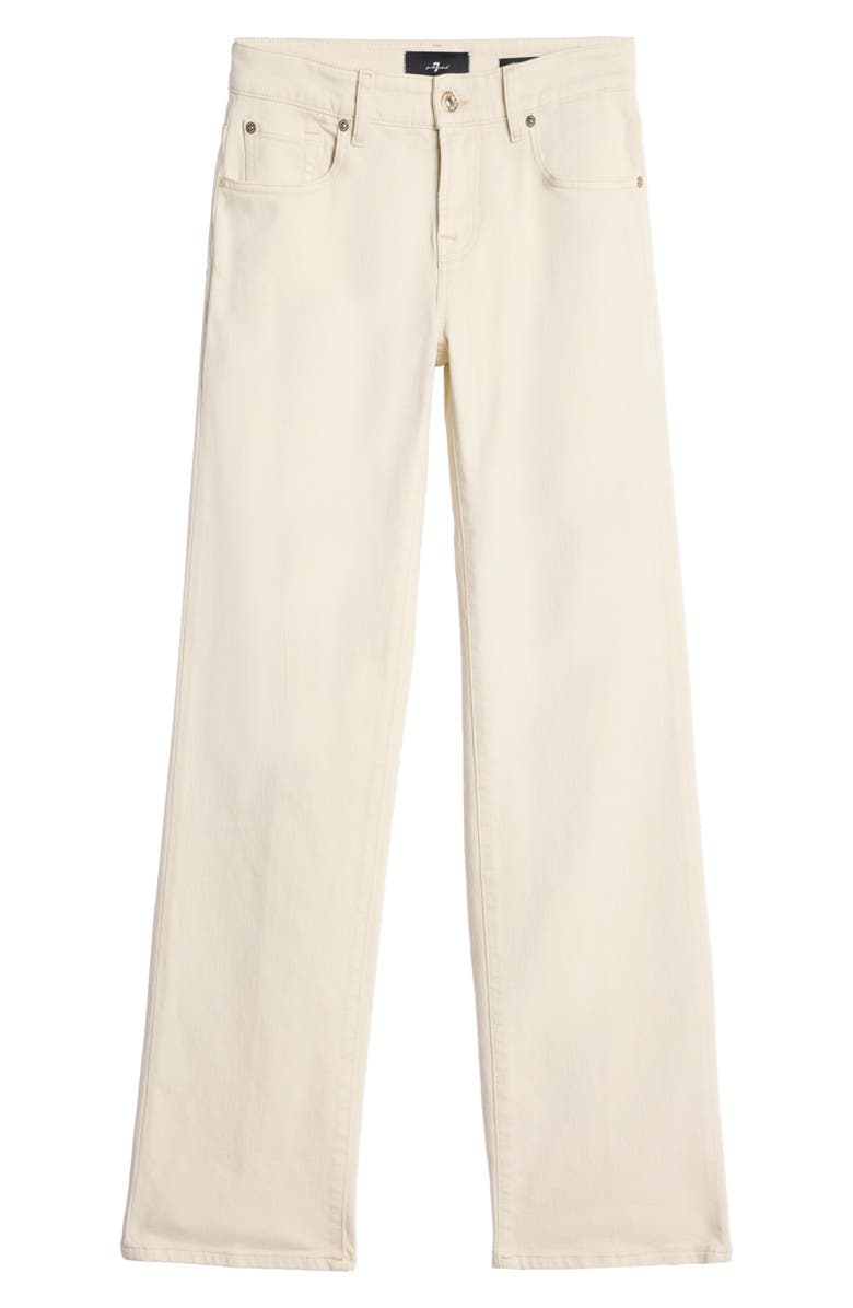 7 For All Mankind Calie Mid Rise Straight Leg Jeans, Alternate, color, Moondust