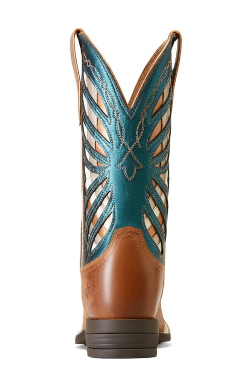 Ariat Longview Buttered Rum Western Boot In Brown