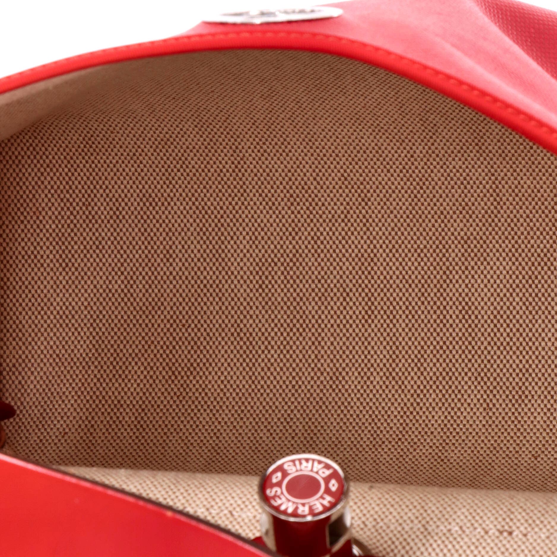 Herbag Zip Berline Vache Canvas and Leather 31, Alternate, color, Red