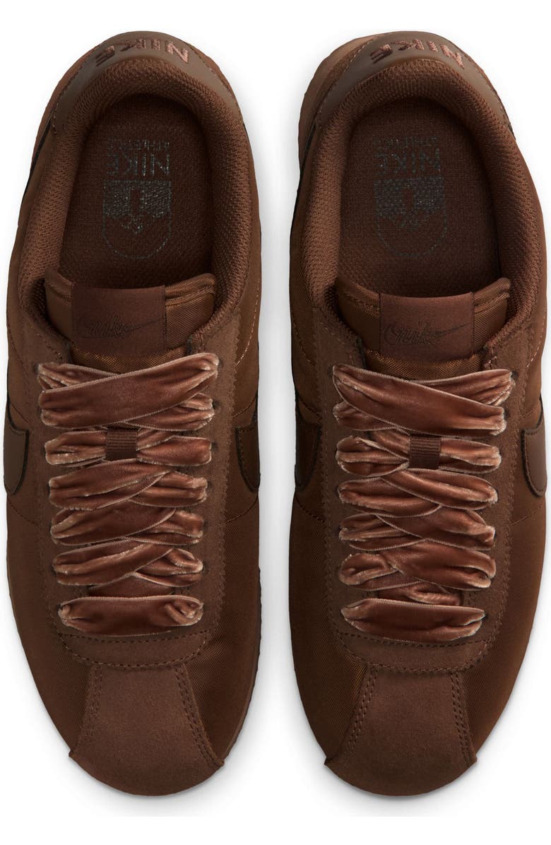 Nike Cortez Mixed Media Sneaker, Alternate, color, Fauna Brown/ Cacao Wow/ Brown