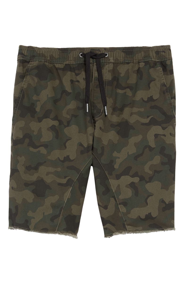 ZANEROBE Sureshot Camo Print Shorts, Main, color, 
