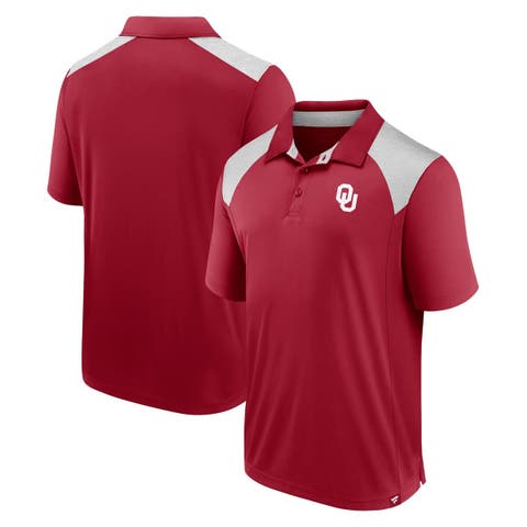 Men's Fanatics Crimson Oklahoma Sooners Star Class Polo